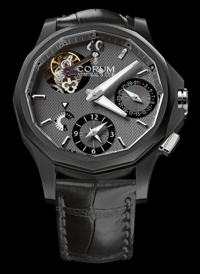 Corum Admiral's Cup Seafender 47 Tourbillon GMT Black Aluminium watch REF: 397.101.18/0001 AK11 Review